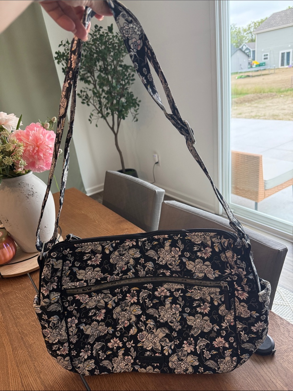 Vera Bradley Holland Garden Quilted Shoulder Bag